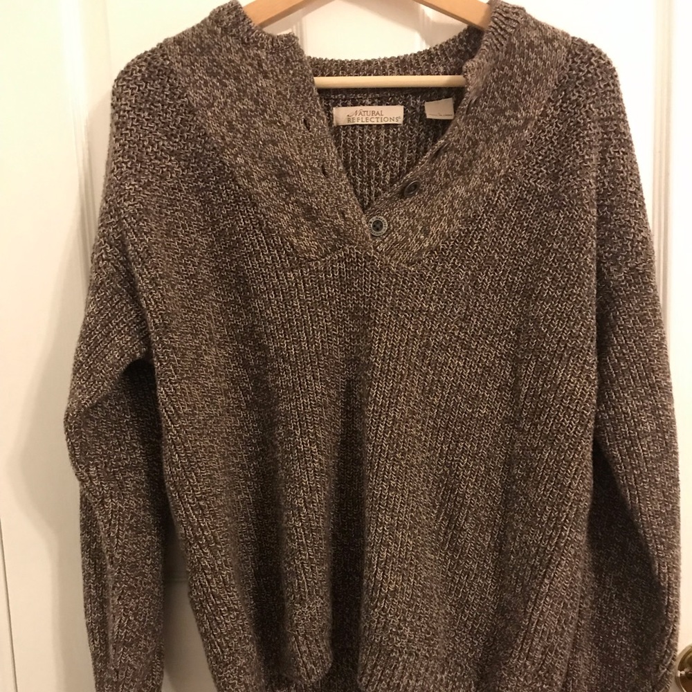 Natural reflections sweater